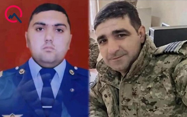 Qəzada ölən hərbçilərinFOTOSU